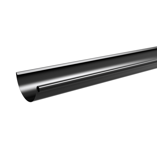 HÄNGRÄNNA 125MM SVART 4M (3) | Beijerbygg Byggmaterial